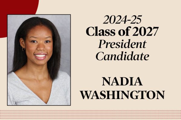 Nadia Washington: Candidate for Class of 2027 president