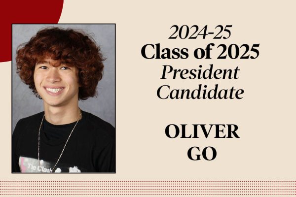 Oliver Go: Candidate for Class of 2025 president