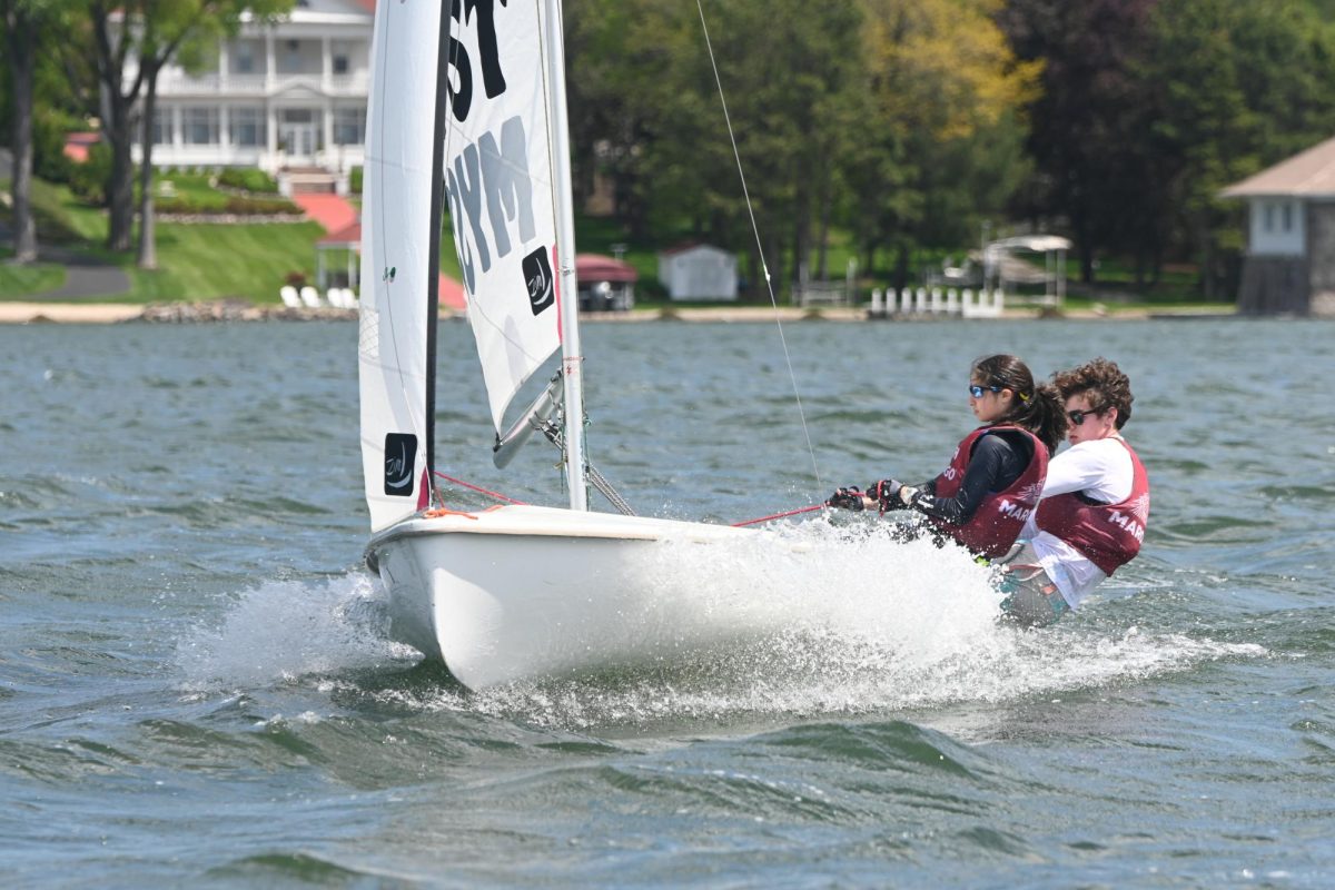 The sailing team clinched first at the May Madness Regatta, fourth at the Illinois State Championships, and individual victories in its last season as a U-High sport.
