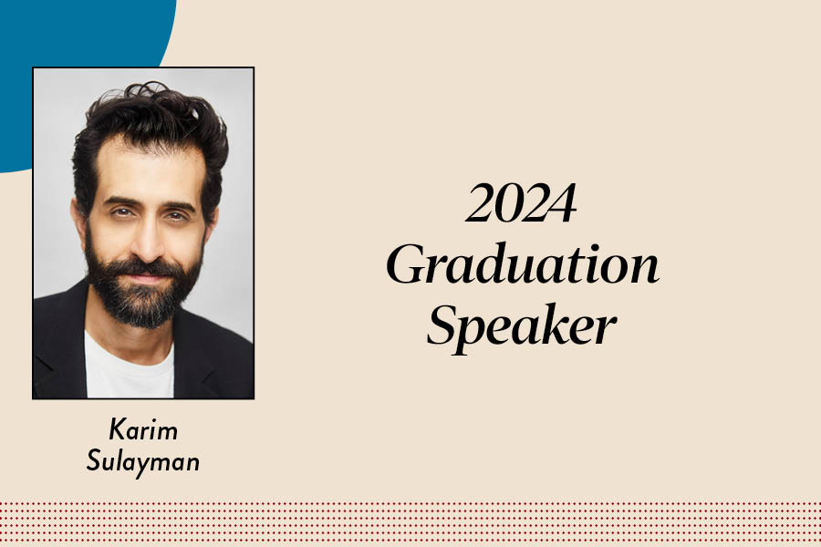 Karim Sulayman, a Class of 1994 alumnus, will deliver the commencement address. The lineup of speakers and performers has been finalized for the Class of 2024 graduation ceremony.