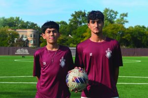 Ninth grade varsity soccer players Santi Bravo and Alex Yamini have embraced their new roles as starters on the team. Alex and Santi value their positive experiences as varsity starters, highlighting the supportive team environment and strong bonds they have formed with their teammates. 