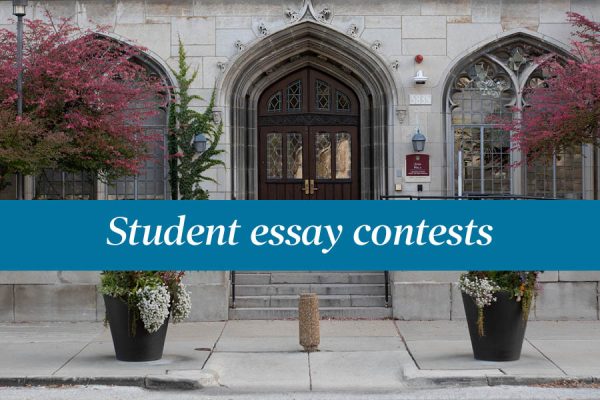 Navigation to Story: Students honored with awards in several prestigious essay contests