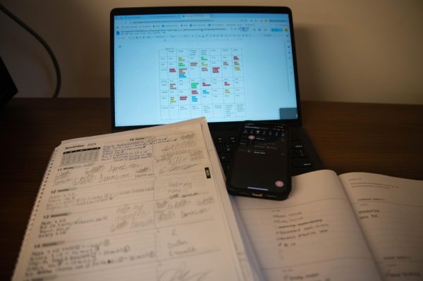 U-High students have been using planners to stay organized when juggling school work, activities, and time to socialize.