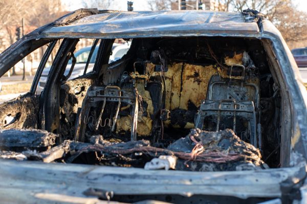 Car fire on Midway Plaisance gains attention of community