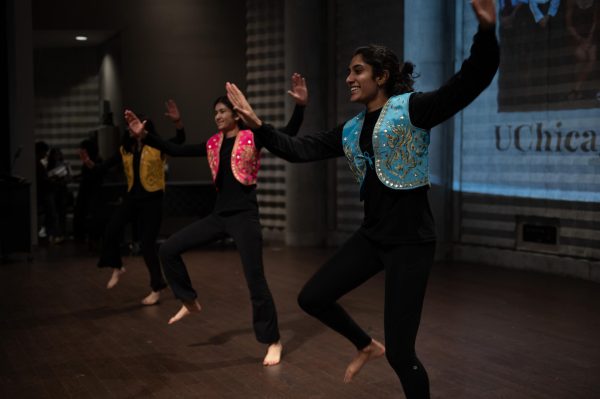 UChicago Bhangra performed at the assembly on Jan 9 hosted by Young Men of Color and Young Women of Color, themed "Joy & Justice." Bhangra is a a traditional dance style from the Punjab region of India and Pakistan. 