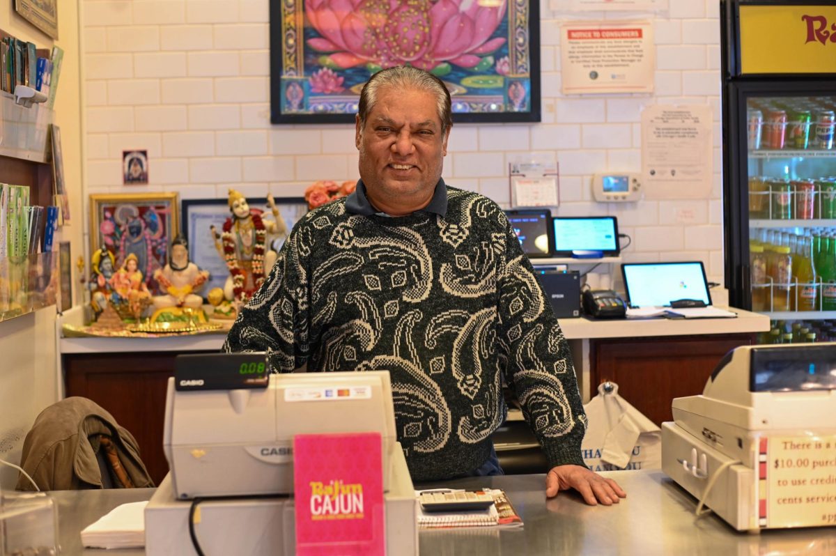 Trushar Patel has been running Rajun Cajun, his family-owned resturaunt in  Hyde Park on 53rd street, for the past 30 years. Inspired by the previous owner’s Southern cooking, Rajun Cajun serves customers a unique blend of both Indian and southern cuisine.  