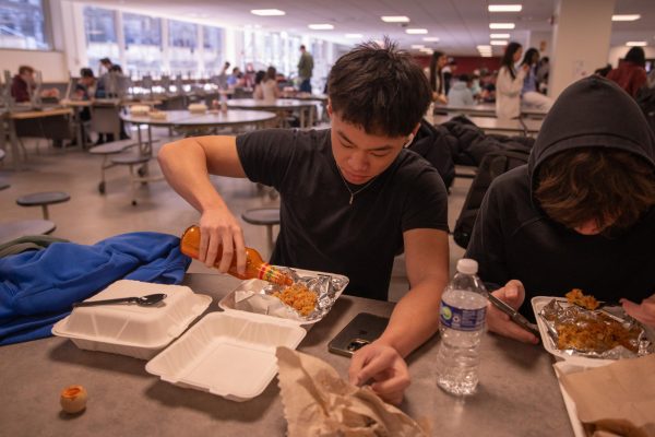 CAFETERIA CHANGES. Some students find the cafeteria food meets their needs, while others feel there is room for improvement. In the coming months, HandCut Foods plan to bring more variety and excitement to lunch by adding new options like sushi, omelets and seasonal treats.