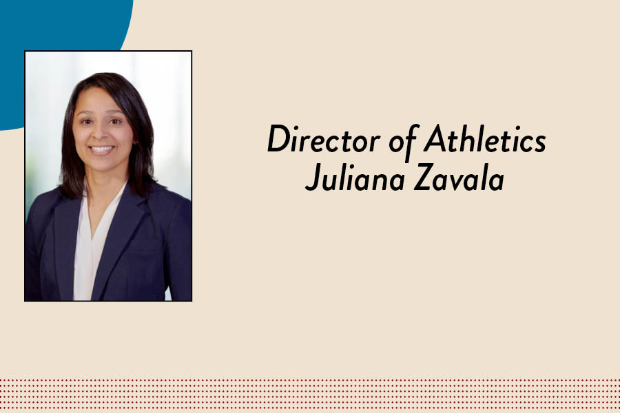 Juliana Zavala will step into her new role as athletics director on April 7. She will be taking over for David Ribbens, who has been serving as interim athletics director.