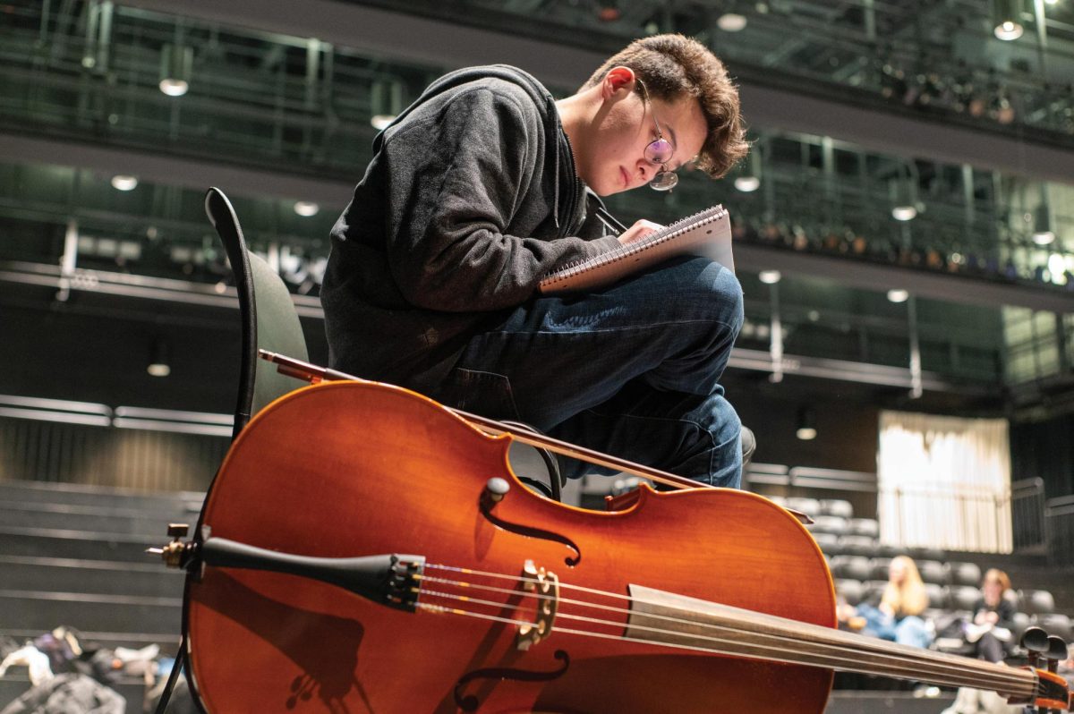 Senior John Mangum, a cellist, seeks to combine his interest in classical music with electronic composition.