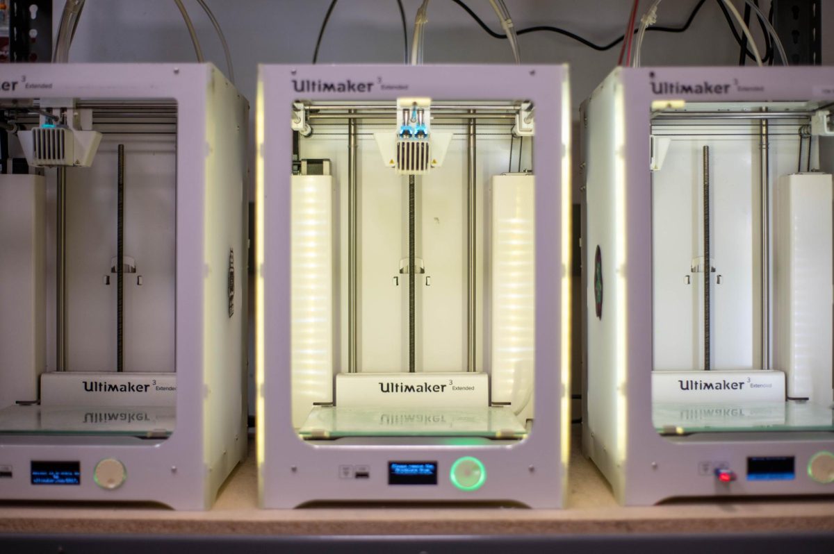 3D printing has allowed the U-High Robotics Team to streamline their production process. 