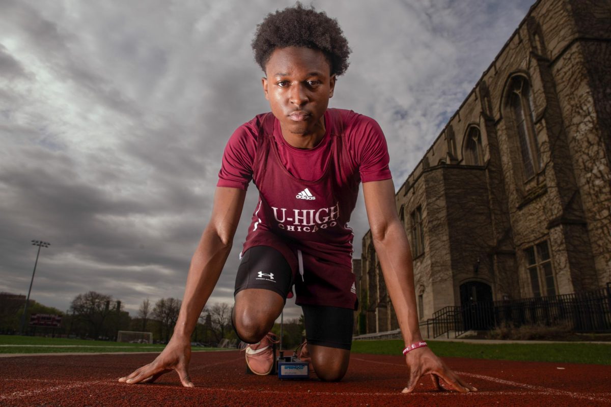 Junior Ryen Williams combines content creation with athletics on his Instagram account “imJustrolled,” where he films his training to stay motivated and work toward hopefully qualifying for state.