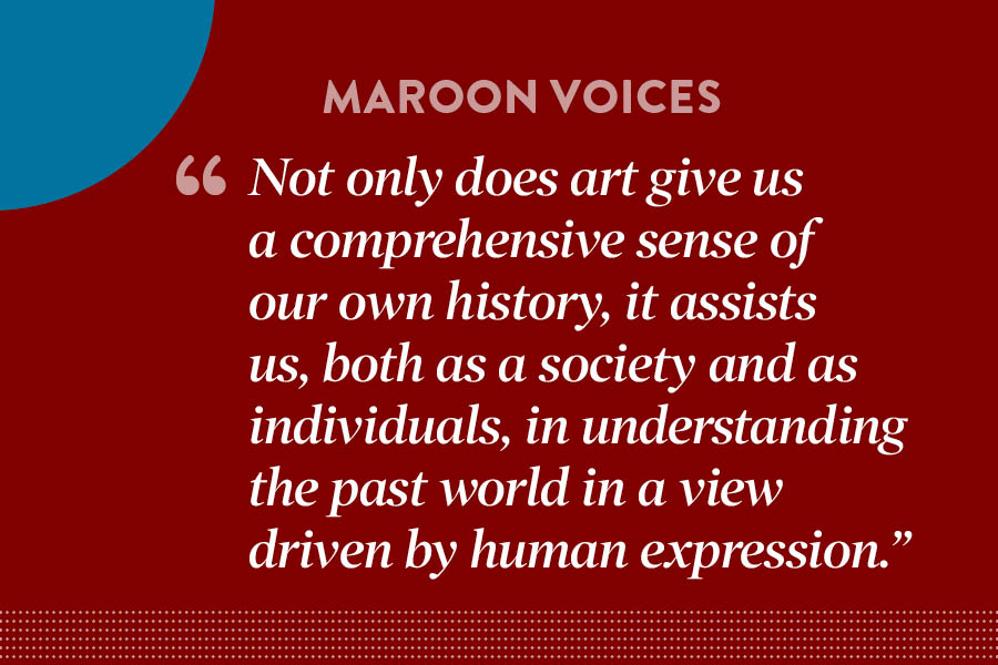 Guest columnists Sarah Jane Jackson and Claire Dong argue that art plays a key role in shaping human identity, society and history. 