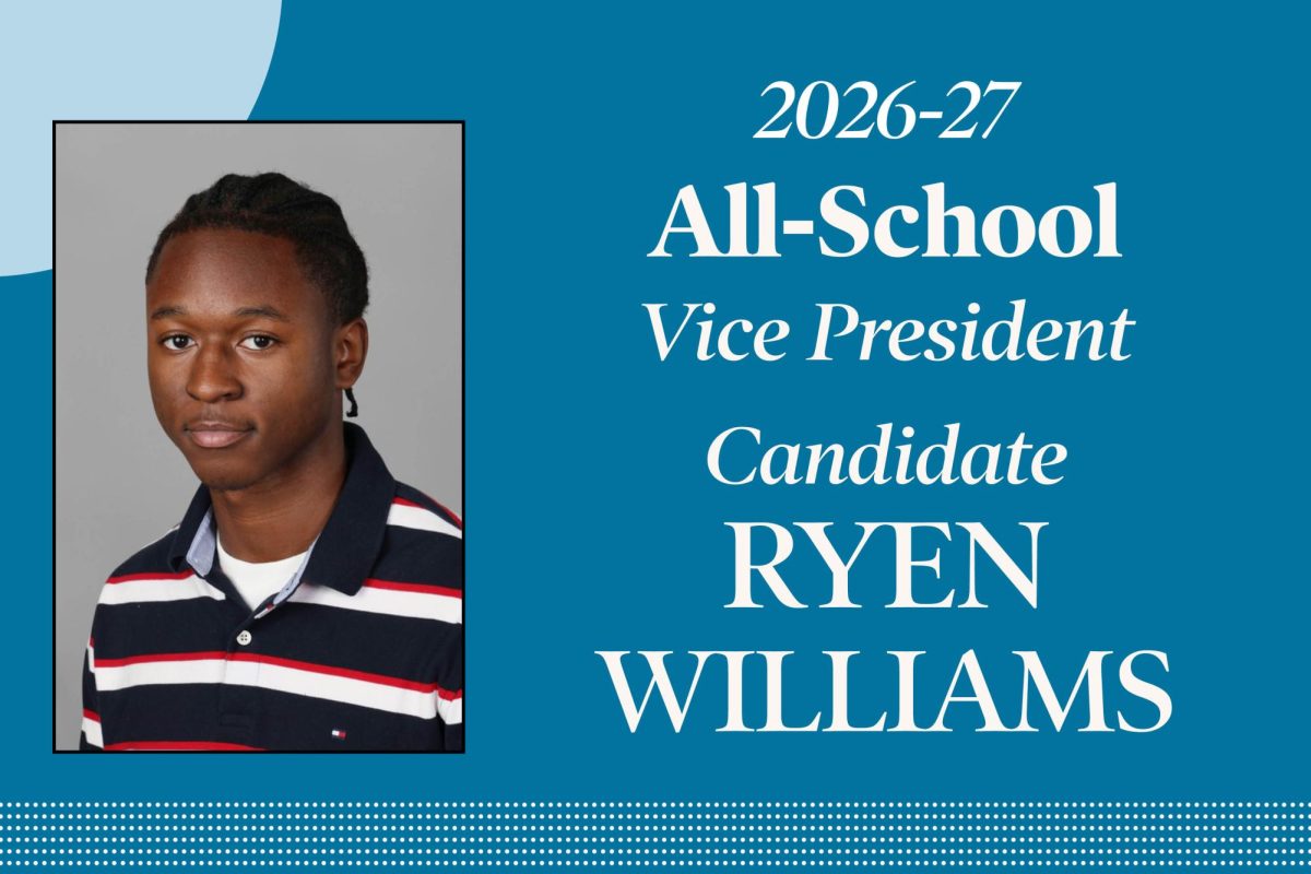 Ryen Williams: Candidate for All-School Vice President