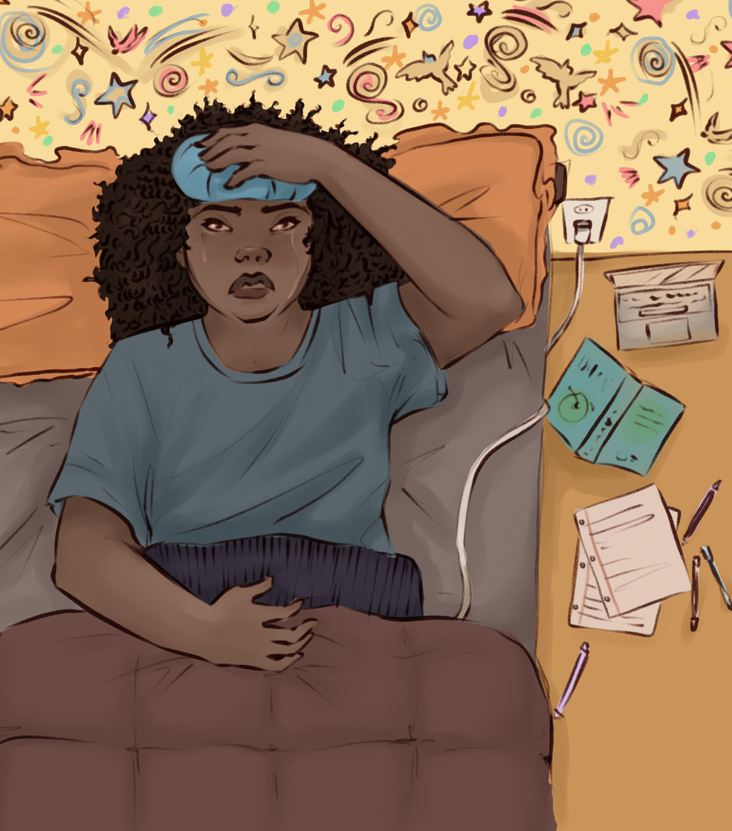 Many young women, including students experience severe period pain that interferes with their daily function. Symptoms can include vomiting, nausea, severe abdominal cramping, headaches and fatigue.