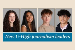 The new photojournalism leaders are Bryce Kenny and Simon Vaang, editors-in-chief. The new U-Highlights leaders are Sadie Ellis and Kayla Monterola, editors-in-chief