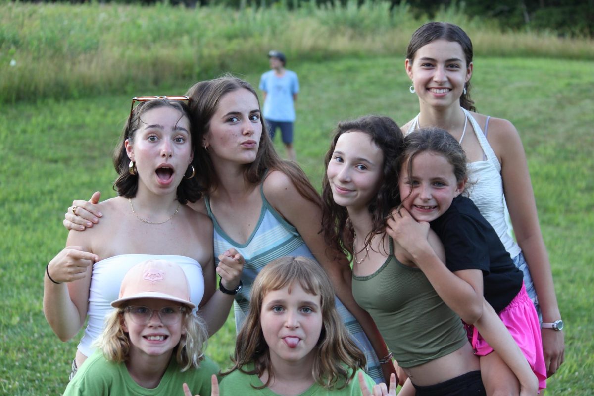 HOME AWAY FROM HOME. Over the summer, junior Samara Grossman is a camp counselor at Hidden Valley, a camp in Maine that focuses on arts and the outdoors. Being a camper was her favorite experience and she wants to share her passion for camp with younger campers.